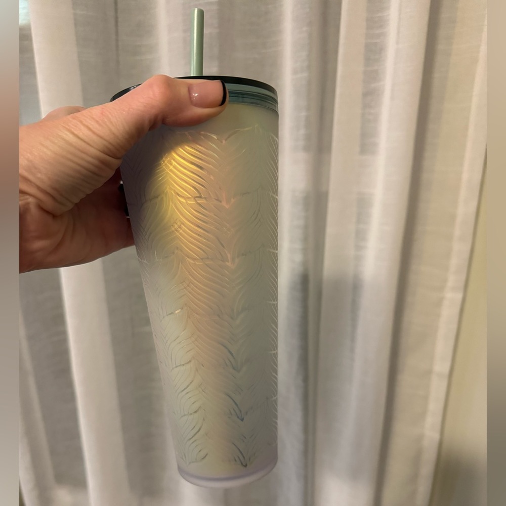 Starbucks Tumbler - Iridescent Mermaid Tail design - NWT